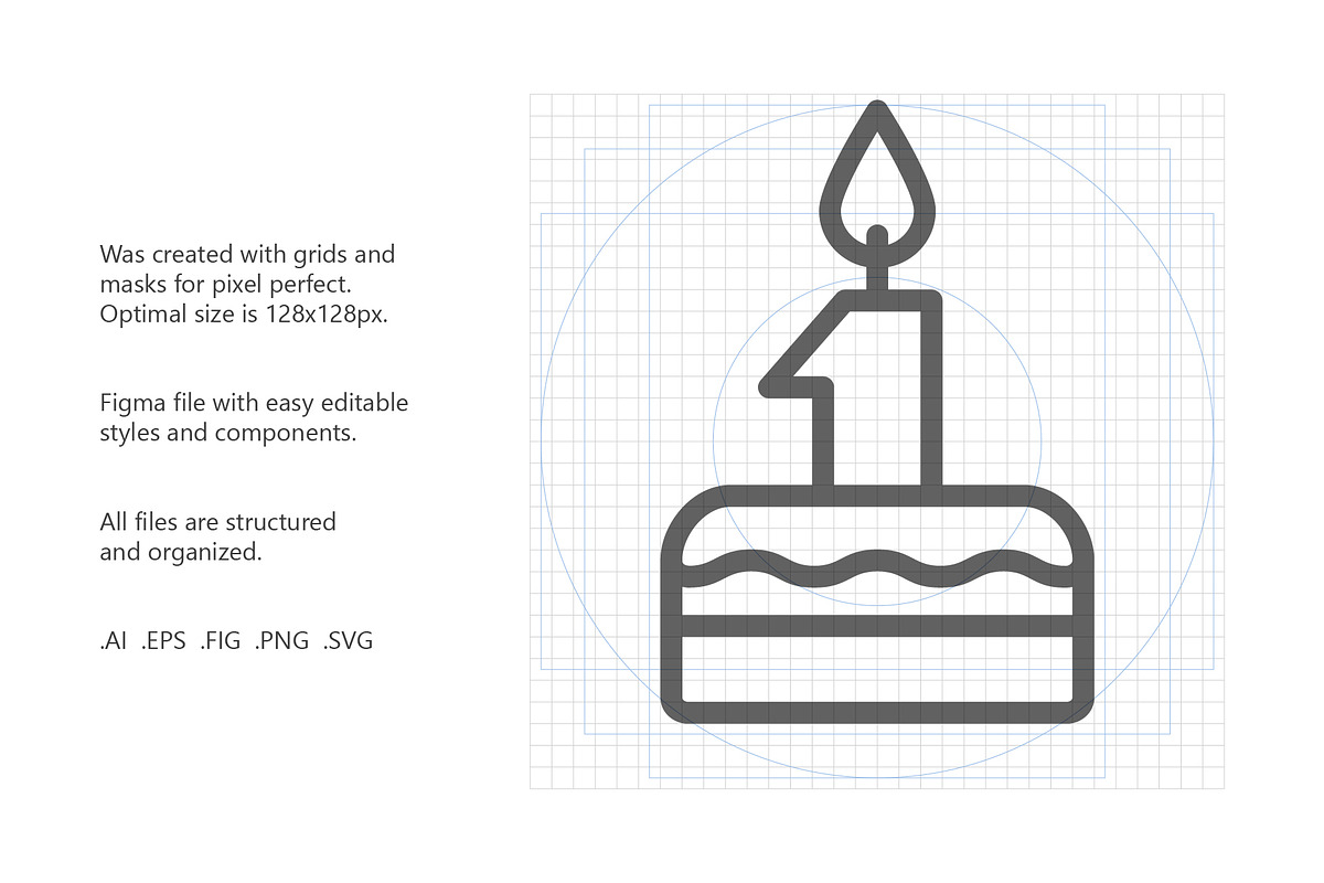 Anniversary outline badges, an Icon by LAFS (Photo 4 of 4)