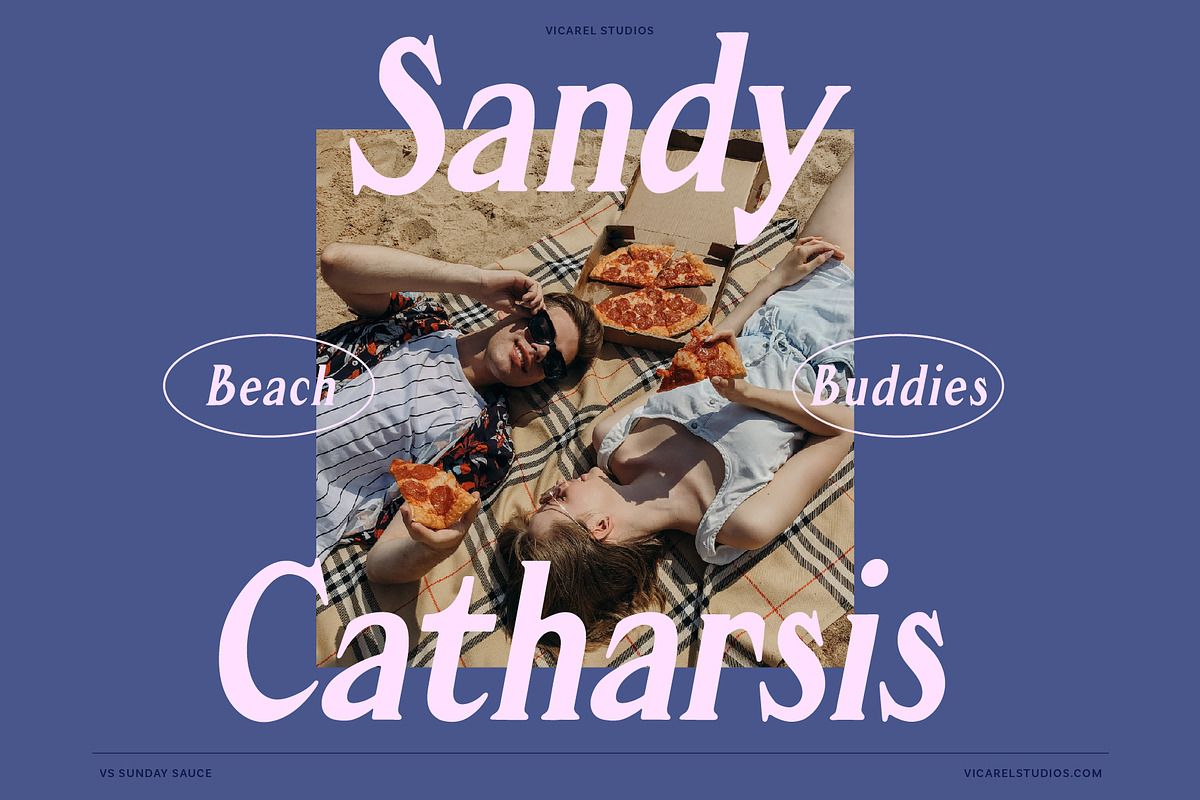 Sunday Sauce, Nostalgic Vintage Font, a Serif Font by Vicarel Studios (Photo 14 of 16)