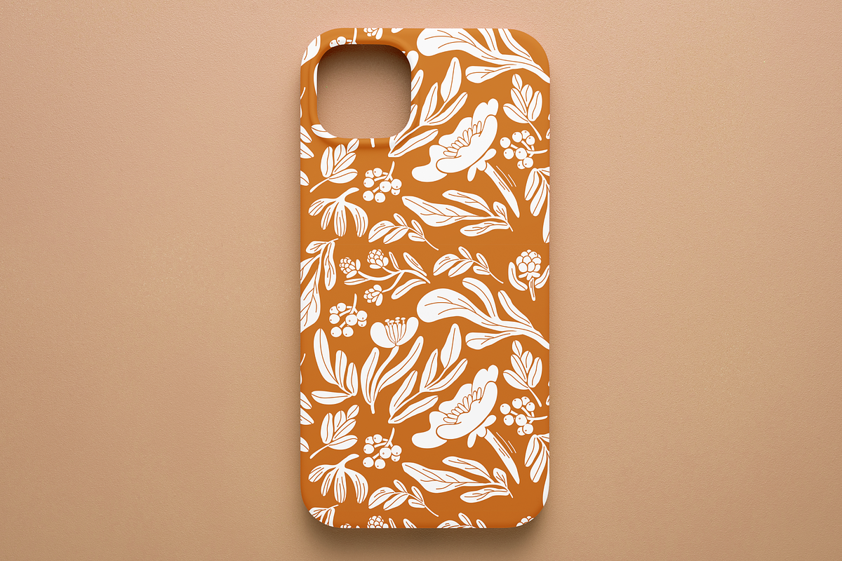 Pink Foral Pattern Set 2, a Graphic by thimori (Photo 4 of 6)