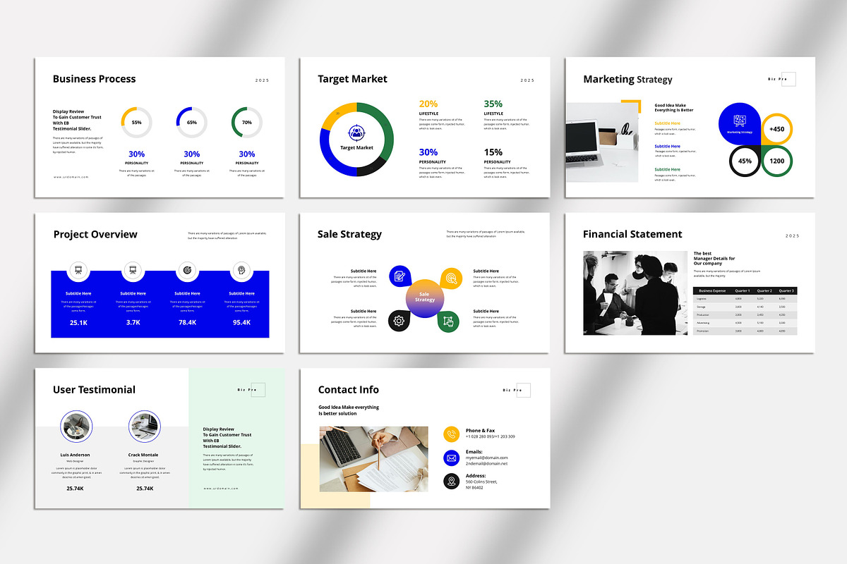 Corporate Presentation Template preview 4