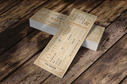 TICKET WEDDING INVITATION, an Invitation Template by Totem Invitation House (Thumbnail 4 of 4)