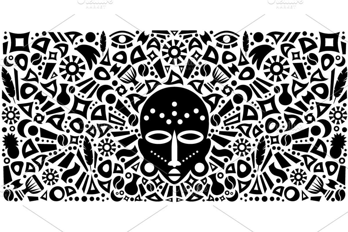 African Abstract Decorative Patterns, a Pattern Graphic by Lianella's Shop (Photo 2 of 4)