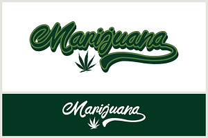 Vector logo for Marijuana Company, a Branding & Logo Template by Atlantis X Nurman Arbai