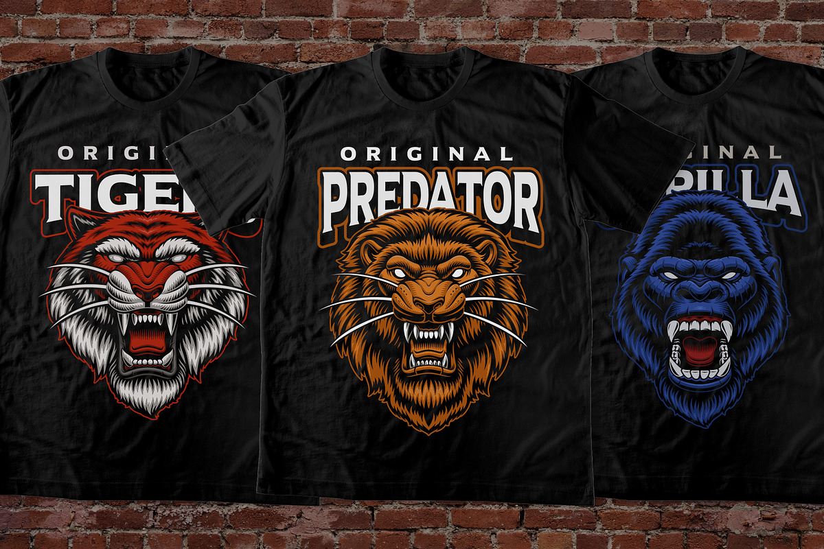 100 T-shirt Designs Bundle, an Illustration by Harry Kasyanov (Photo 12 of 37)