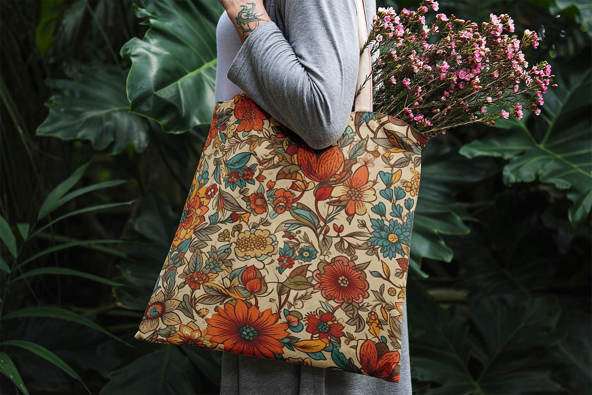 Petalia - Seamless Flower Art, a Pattern Graphic by Pixel Perfect Patterns (Photo 3 of 6)