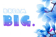 Blue Bubblegum: 4 in 1, a Sans Serif Font by Daria Volyanskaya (Thumbnail 2 of 7)