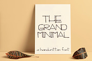 The Grand Minimal Font, a Handwritten Font by dxxb studio (Thumbnail 1 of 2)