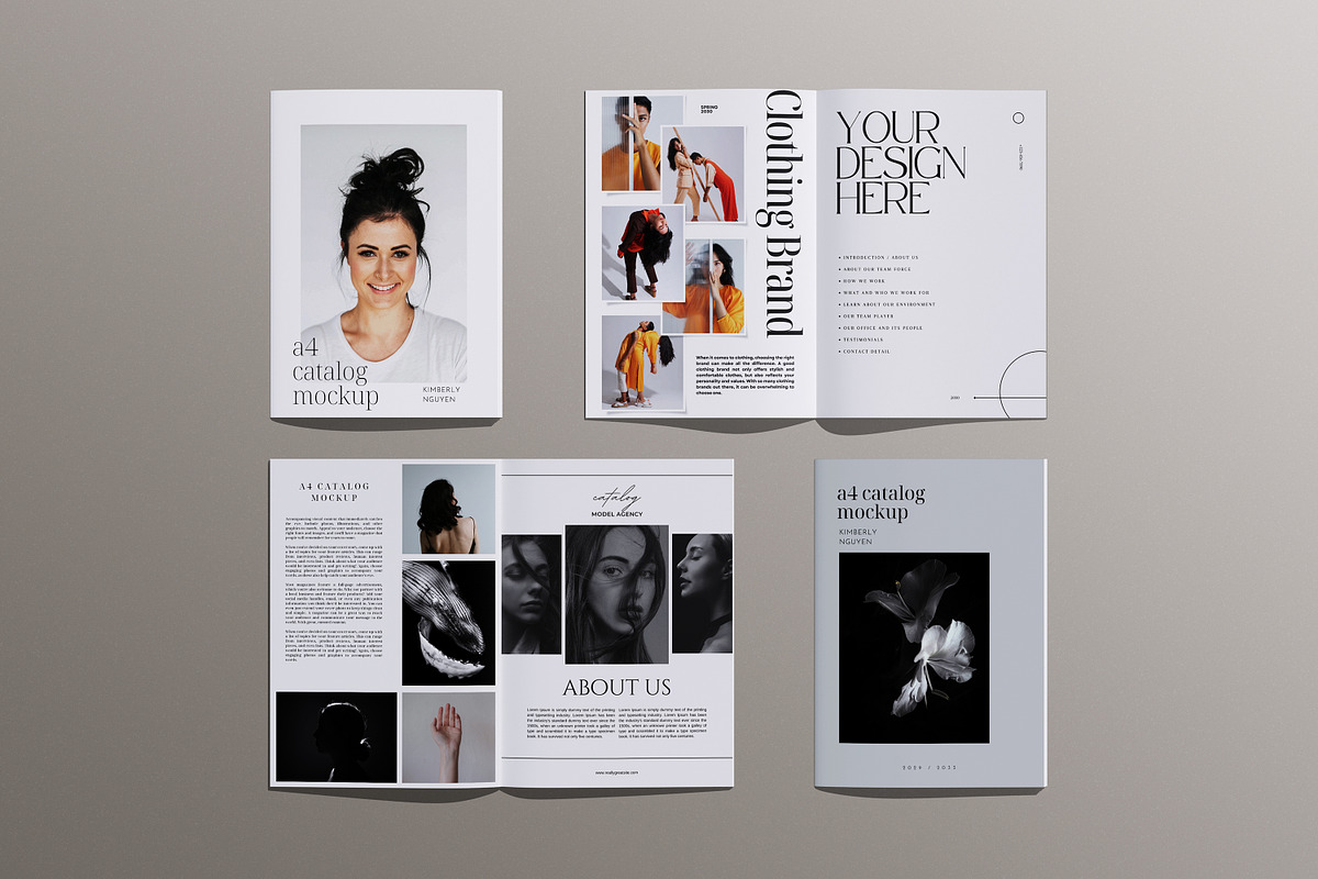 A4 Brochure / Catalog Mockup, a Books & Magazine Mockup by swsi-studio (Photo 2 of 6)