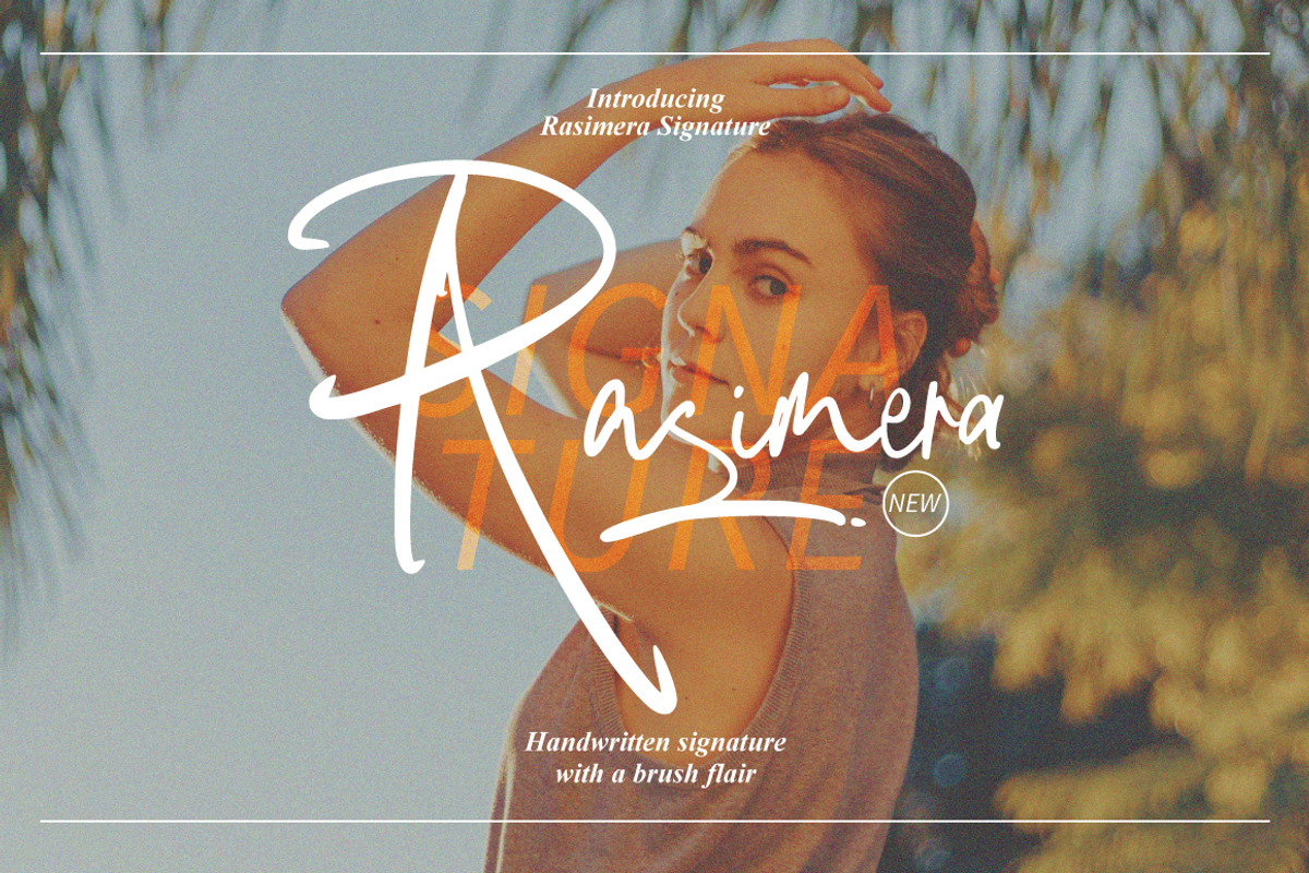 Rasimera - Handwritten Signature, a Handwritten Font by tebaltipislab (Photo 1 of 10)