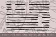 Illustrator Hand Drawn Soft Brushes, a Brush Add-On by bum katrin (Thumbnail 2 of 3)