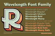 Wavelength Font Family, a Sans Serif Font by Mysterylab Designs (Thumbnail 2 of 6)
