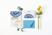 Watercolors agate gemstones clipart, an Illustration by digital_essence (Thumbnail 5 of 7)