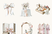 Watercolor Wedding Clipart Bundle, a Person Illustration by BusyDaydesign (Thumbnail 5 of 9)