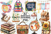 Boho Back to School Sublimation, an Illustration by CraftArtStudio (Thumbnail 1 of 6)