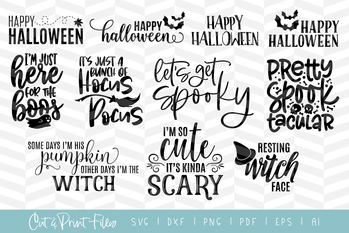 Spooktacular Halloween SVG Bundle, an Illustration by Simply Bright Studio (Photo 3 of 4)