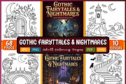Gothic Fairytales & Nightmares Adult, a Seasonal Illustration by Ink Gallery (Thumbnail 1 of 4)