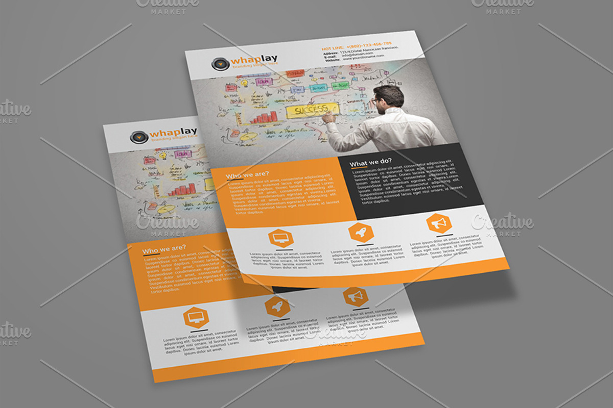 Corporate Flyer- MS word, a Flyer Template by Cristal Pioneer (Photo 14 of 17)