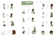 Beauty of Africa female body outline, an Illustration by brialinas (Thumbnail 3 of 13)