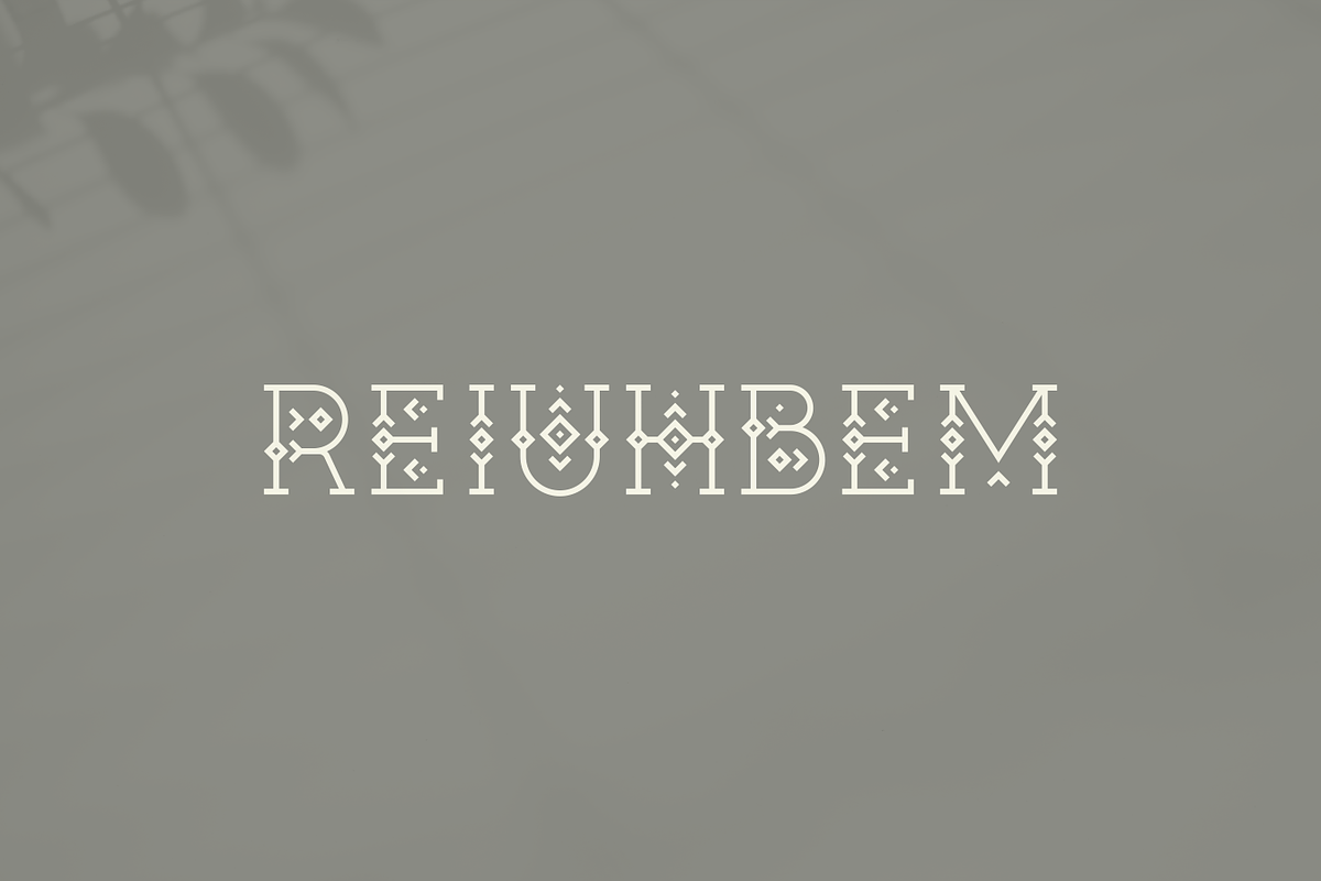 Hibure - Modern Artdeco Typeface, a Serif Font by Letterna (Photo 4 of 4)