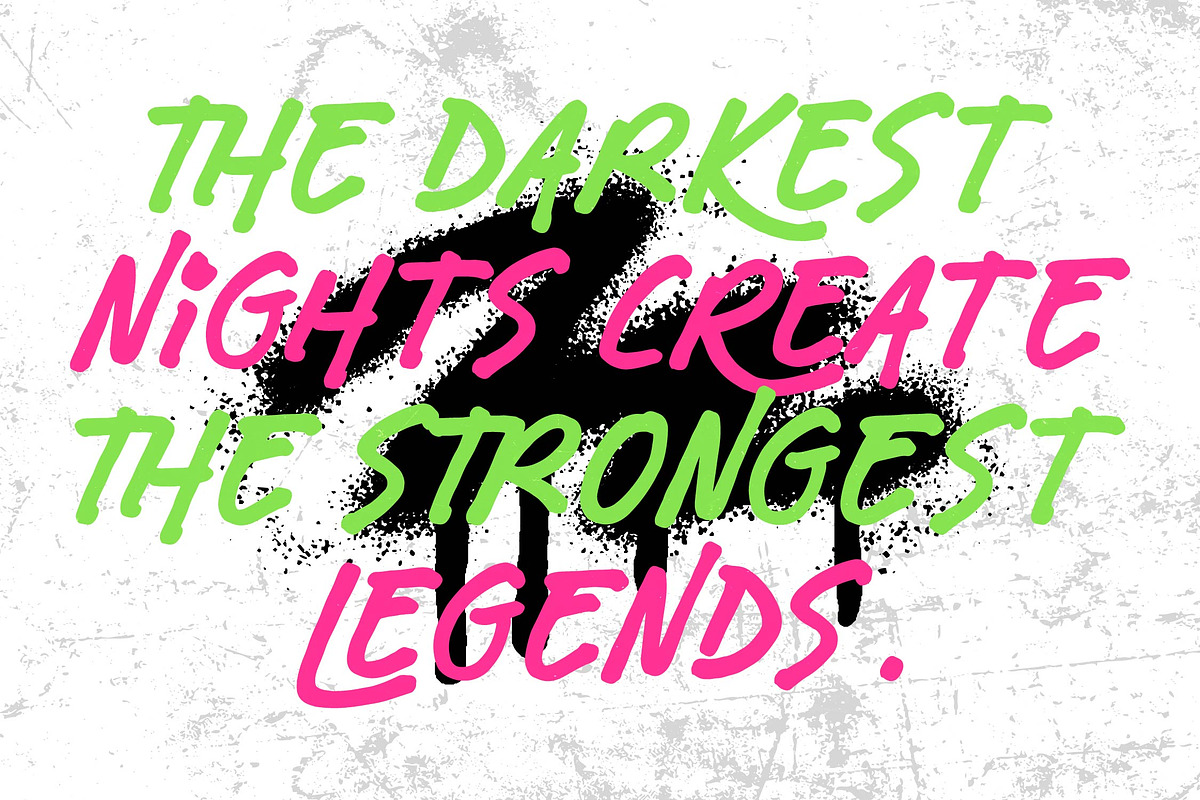 Turnflow Blathco Street Marker Brush, a Script Font by Letterena Studios Script (Photo 6 of 10)