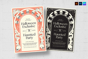 Halloween Party Flyer Template, a Flyer Template by BrandPacks