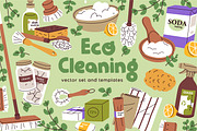 Eco-friendly cleaning products set, an Object Illustration by Good Studio (Thumbnail 1 of 10)