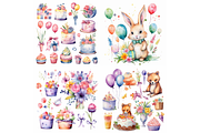 Midjourney Prompt Birthday ClipArt, an Object Graphic by Milano Creative (Thumbnail 6 of 7)