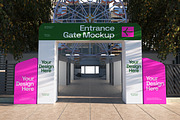 Entrance Gate Event Mockup, a Mockup by graphicook (Thumbnail 2 of 4)