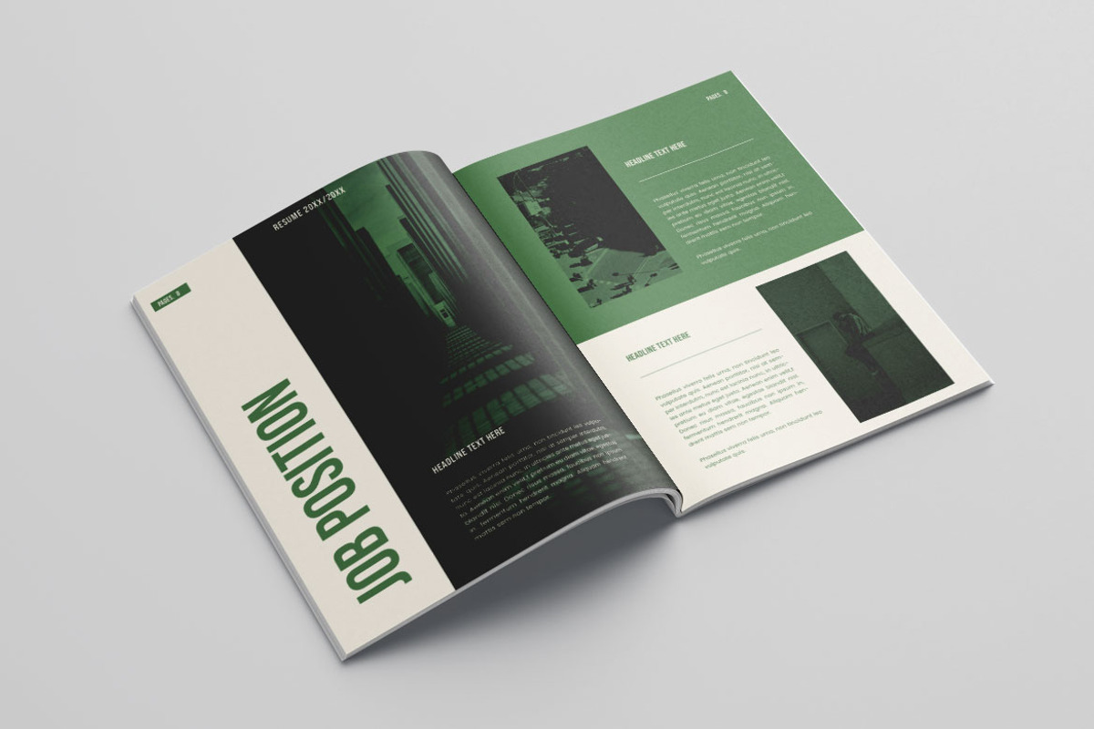 Resume Portfolio Vol.8, a Resume Template by Bewalrus Studio (Photo 7 of 10)