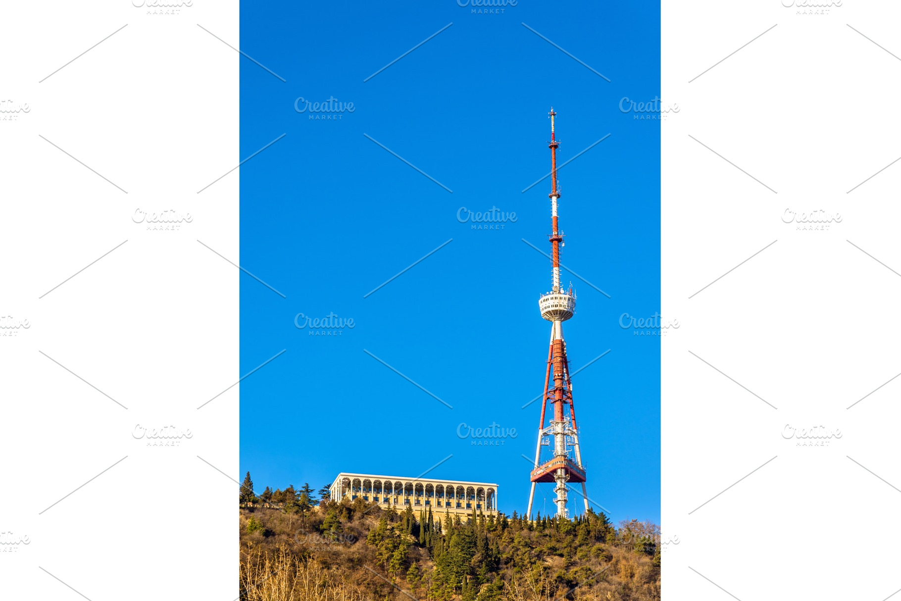 Tbilisi TV tower on Mount Mtatsminda, an Architecture Photo by Leonid Andronov
