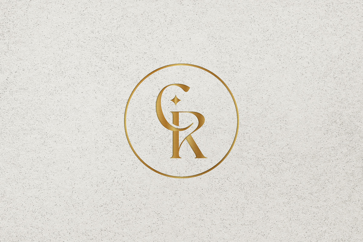 Luxury Initials CR with Star Logo preview 4