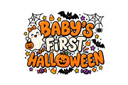 Baby's First Halloween CuteGhost PNG, an Object Graphic by Star Graphic Design (Thumbnail 1 of 5)