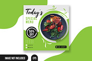 Social Media Design Food, a Social Media Template by Izalsye (Thumbnail 1 of 3)