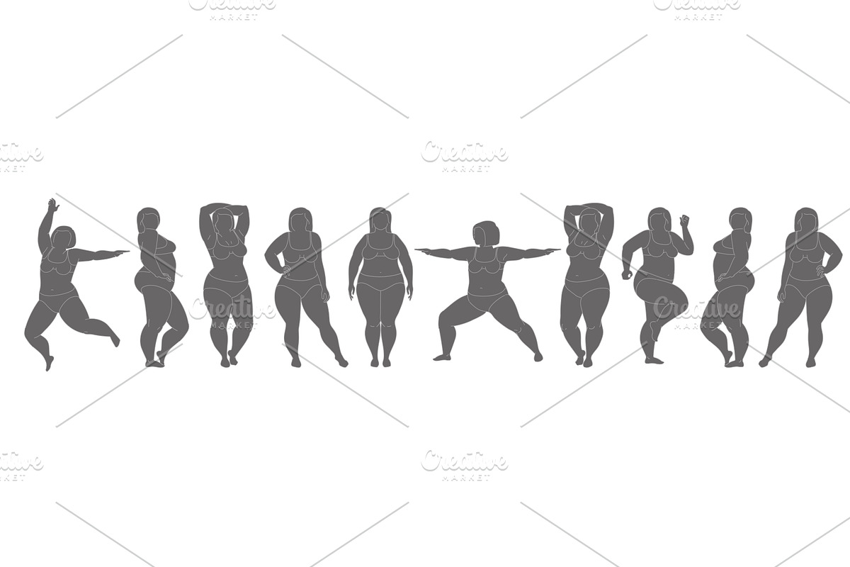 Female fashion silhouette figure, a Person Illustration by Alltruecolours