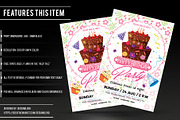 Birthday Party Flyer Template, a Flyer Template by designblends@gmail.com (Thumbnail 2 of 3)