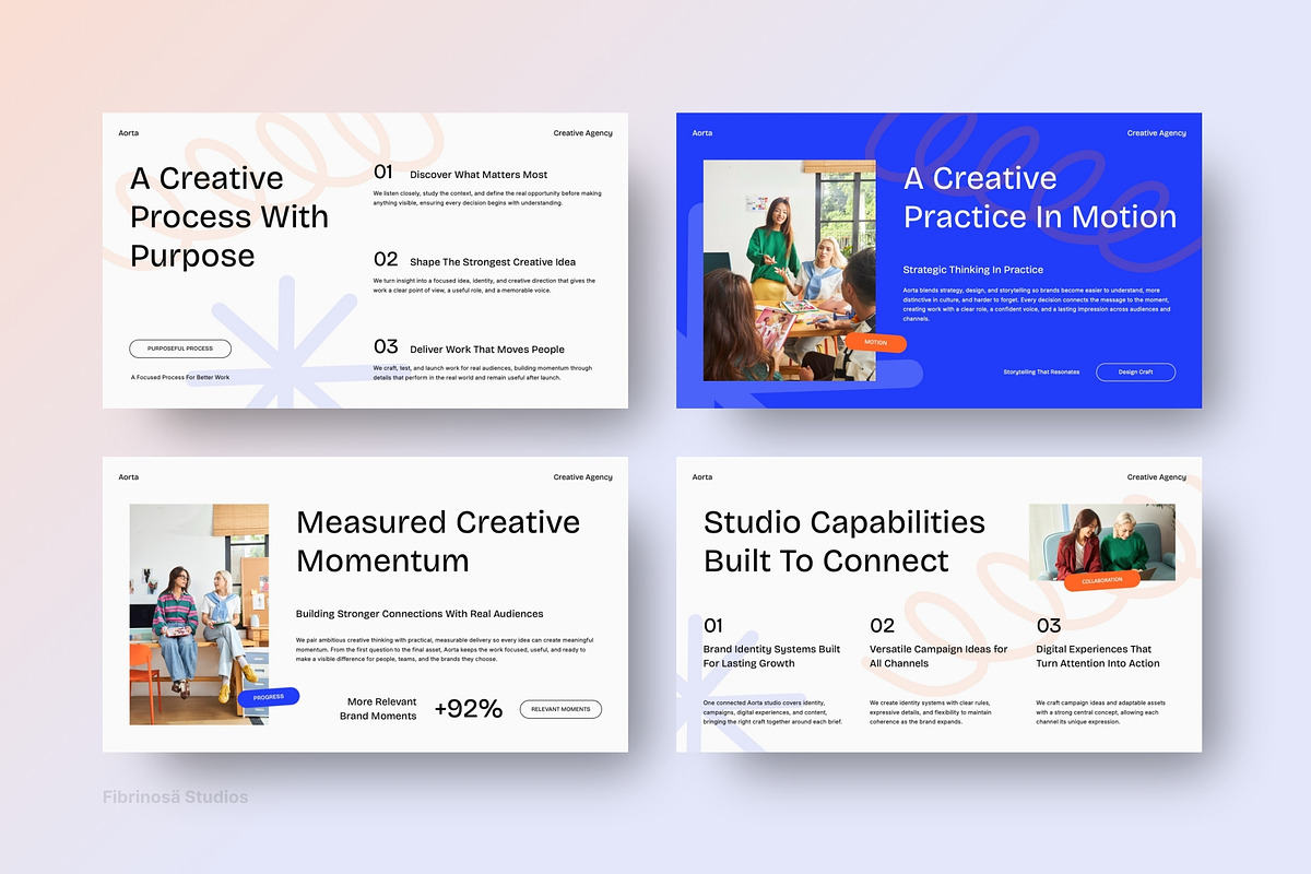 Creative Agency & Studio Portfolio, a Presentation Template by FIBRINOSÄ (Photo 4 of 7)