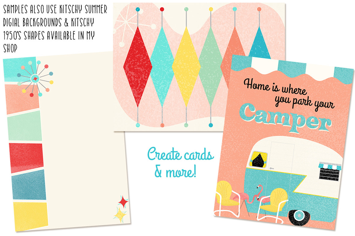 Kitschy Summer Elements, a Decorative Illustration by Studio Kitsch (Photo 6 of 8)