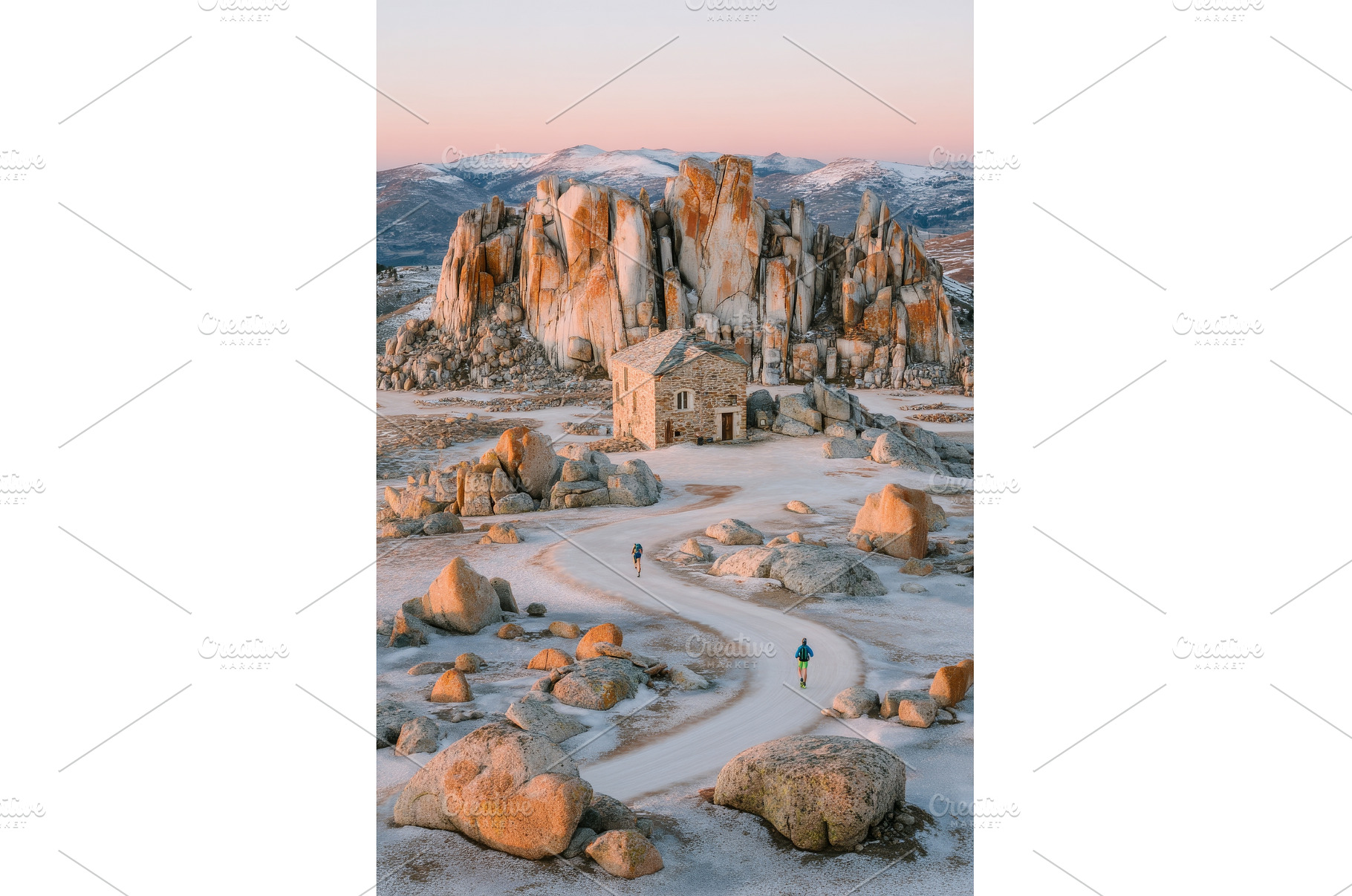 A mountaineer is on an excursion in, a Nature Photo by ZinetroN