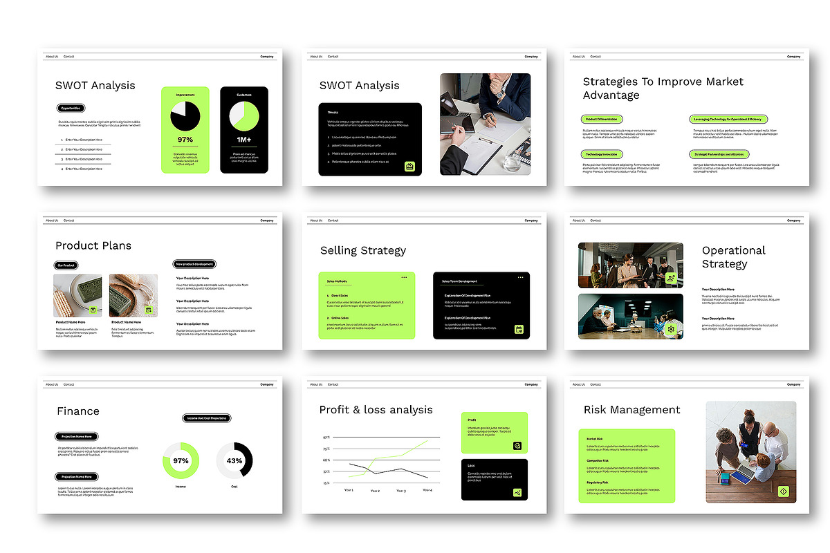Business Strategy Powerpoint, a Presentation Template by Siska Arista (Photo 4 of 5)
