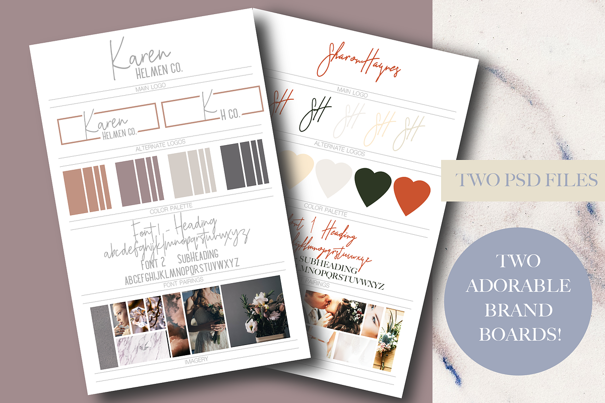 Brand & Mood Board Bundle, a Social Media Template by TheLegacyBrandingCo (Photo 4 of 6)