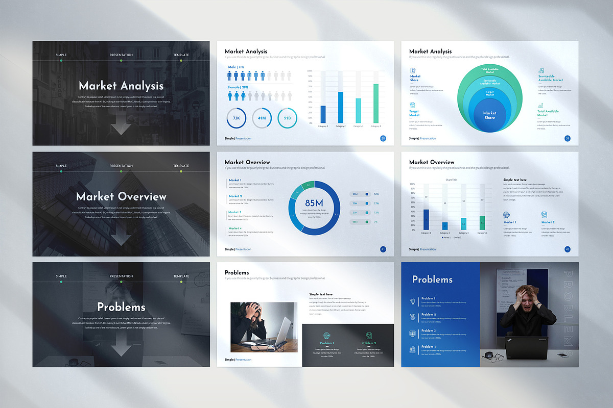 Simple Keynote Template, a Presentation Template by WhiteGraphic (Photo 7 of 16)