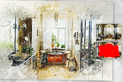 SplatterWatercolor2 Photoshop Action, an Action Add-On by GorynArt (Thumbnail 20 of 27)