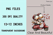 Whimsical Valentine Duck Clipart Bun, an Illustration by SVGArt (Thumbnail 3 of 8)