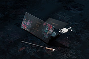 Dark Green Roses Floral Pattern, a Pattern Graphic by paper aesthetic (Thumbnail 7 of 10)