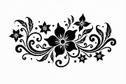 Vintage Flower Silhouette Pack, an Illustration by musafir_fashion (Thumbnail 17 of 21)