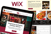 Chinese Restaurant Website, a Wix Template by Kitteeh (Thumbnail 1 of 10)