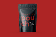 Stand Up Pouch Mockup Front view, a Cups & Container Mockup by easymock (Thumbnail 8 of 12)