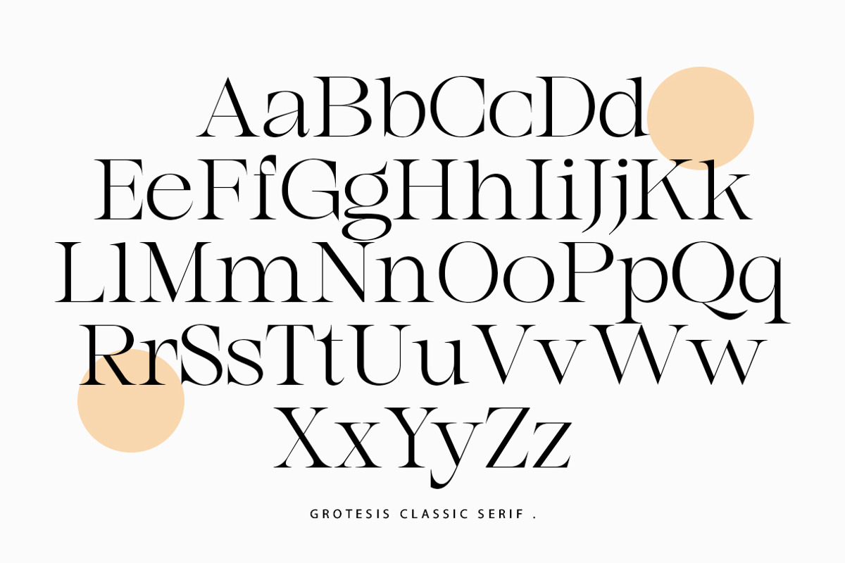 grotesis | Modern Minimalism, a Serif Font by InkwellTypeCo (Photo 16 of 17)