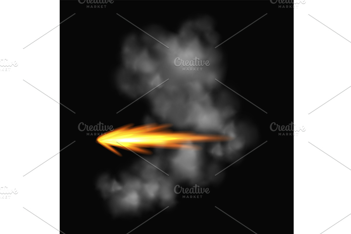 Gun flashe or gunshot, an Illustration by Things for designers