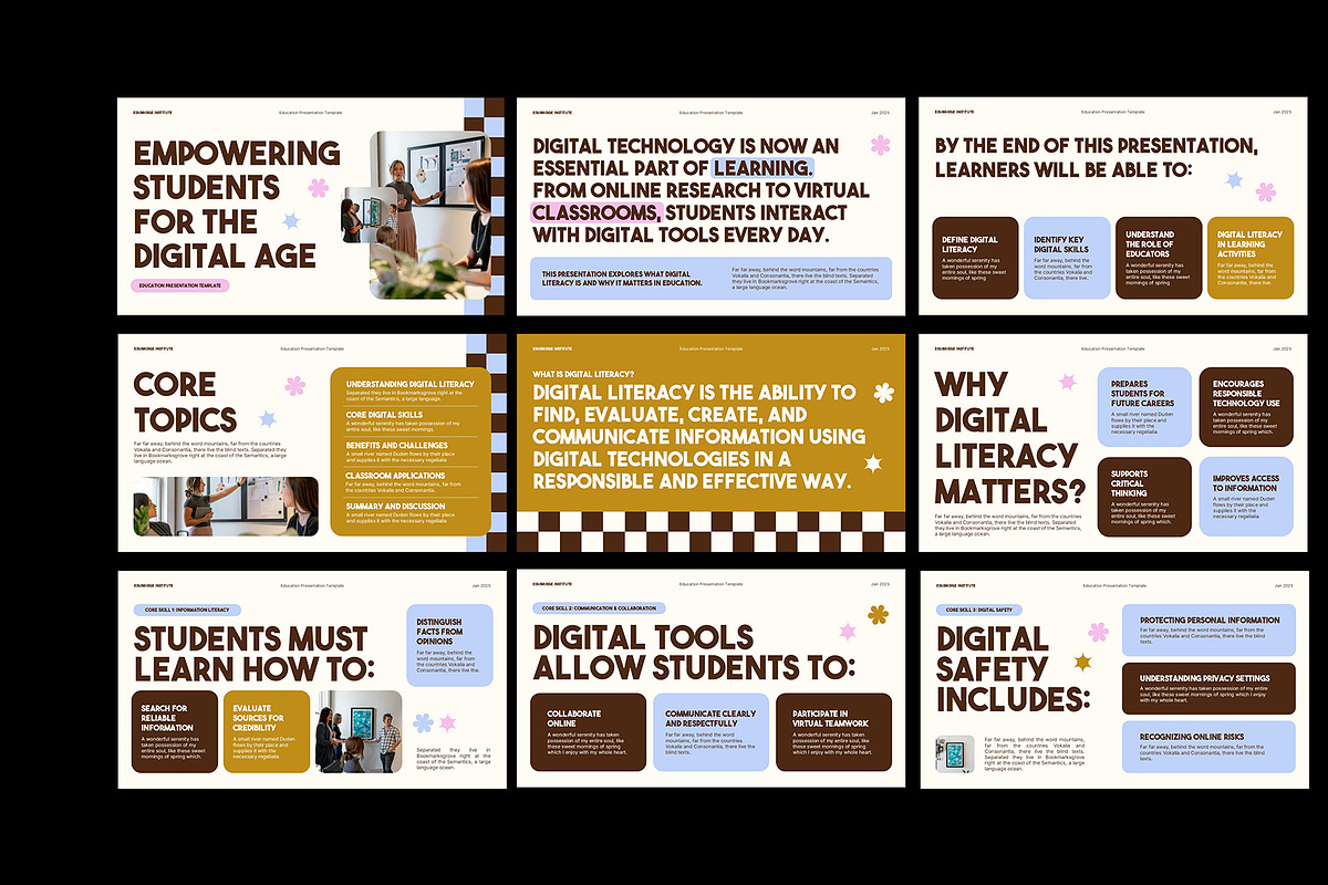 Creative Education PPT Presentation, a Presentation Template by Neermana (Photo 3 of 4)